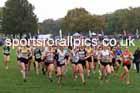 Girls Under-15s relay, 2025 Northern Cross Country Relays, Graves Park, Sheffield. Photo: David T. Hewitson/Sports for All Pics